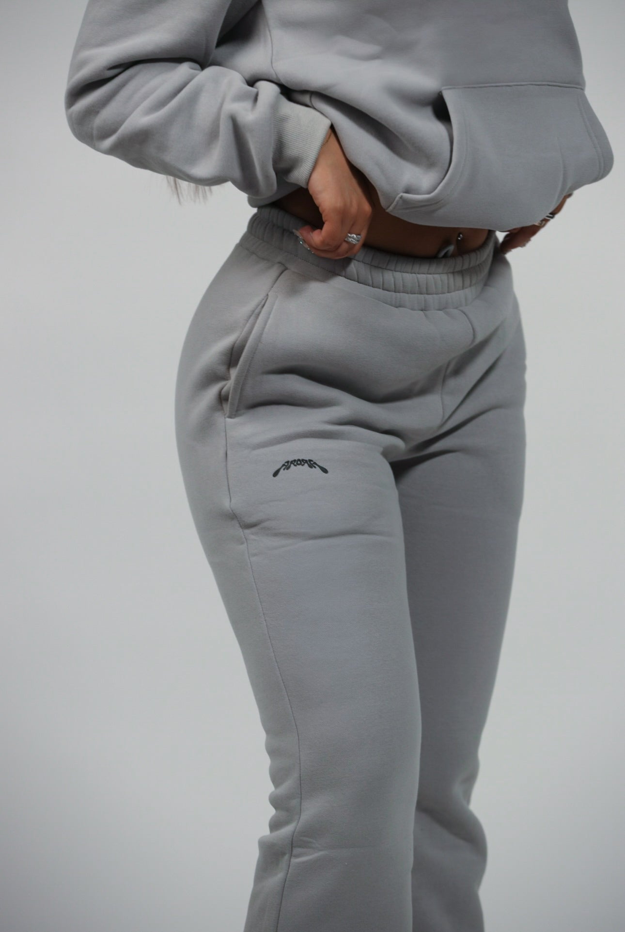 Comfy sweatpants í gráu