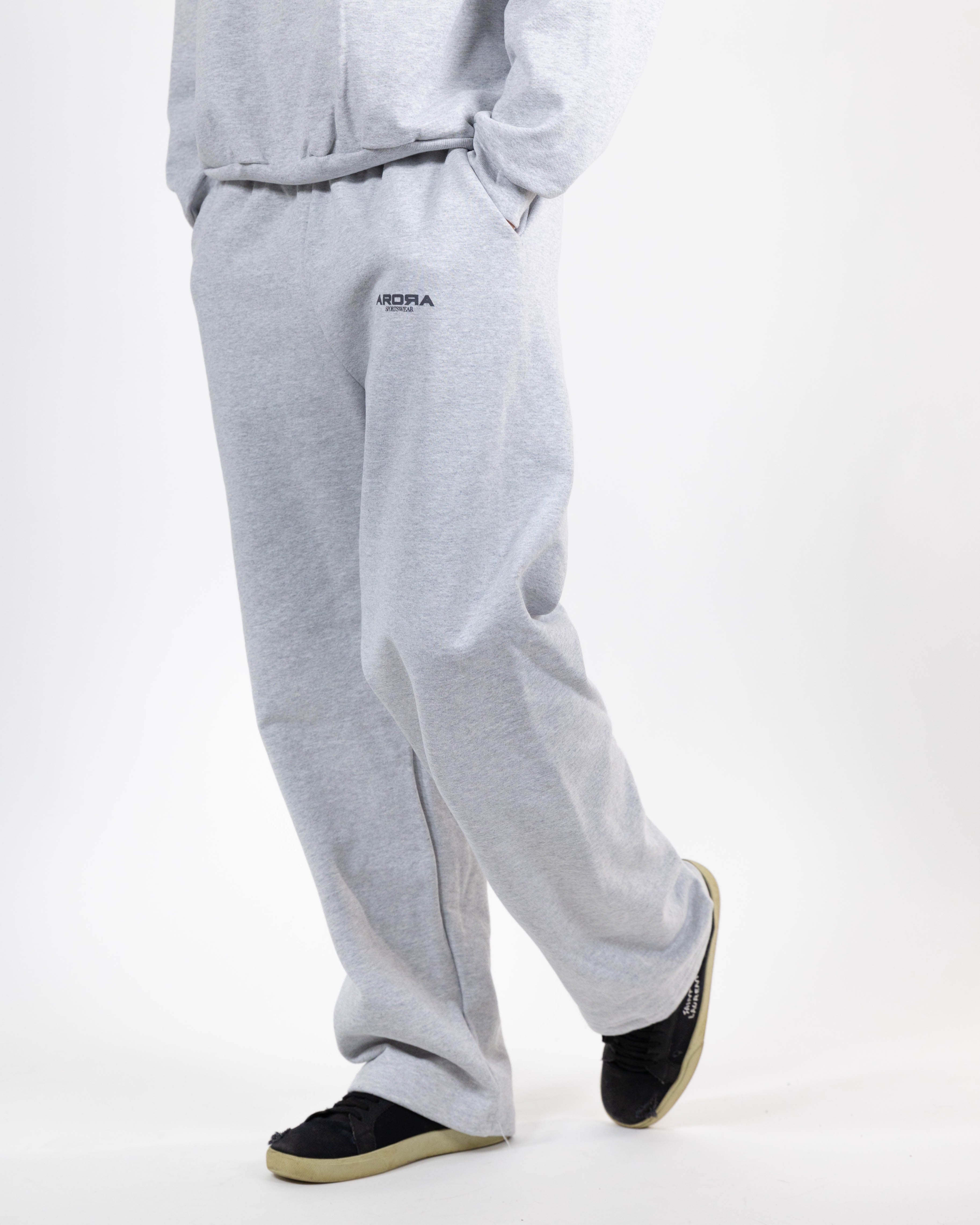 Back to school sweatpants in grey