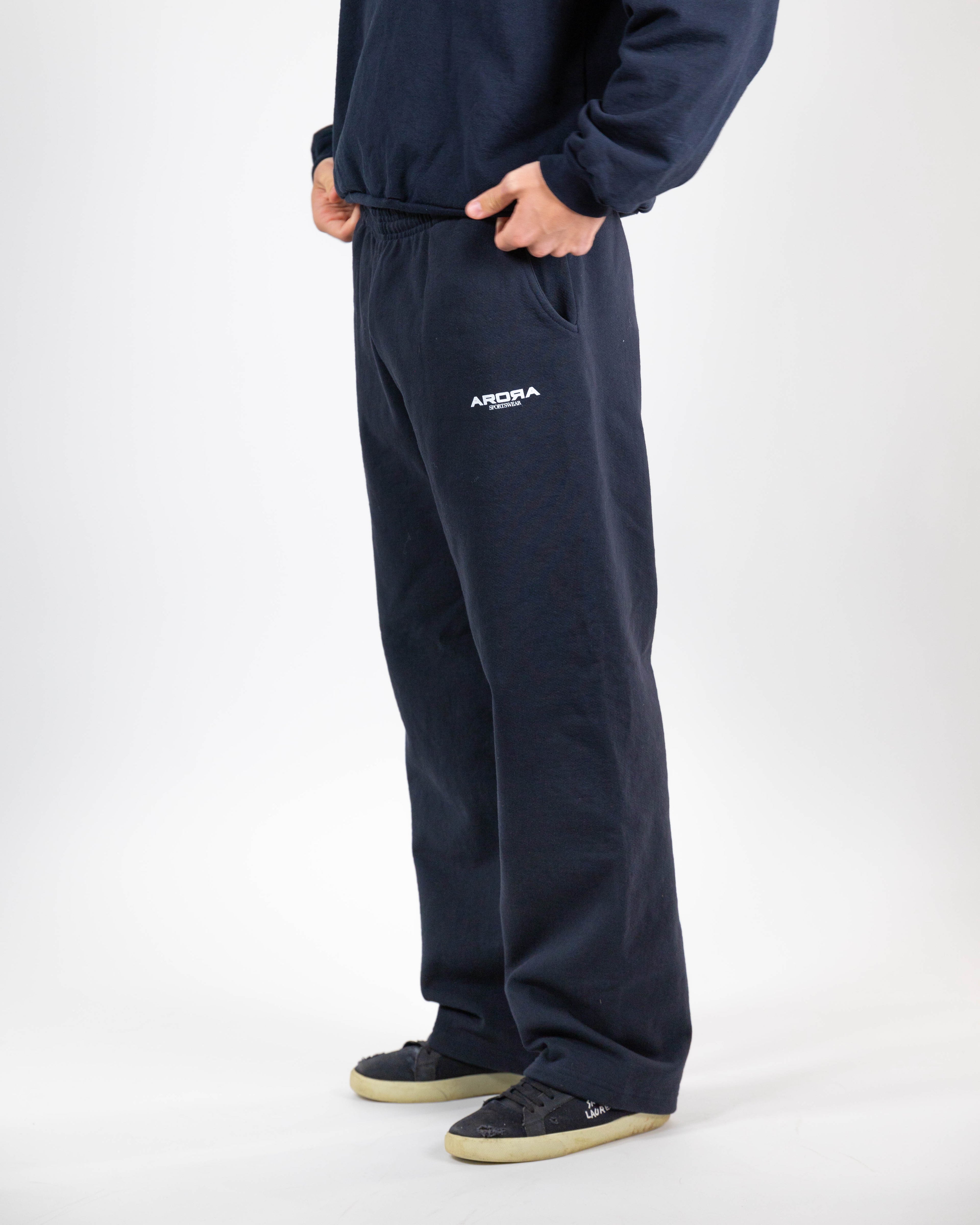 Back to school sweatpants in navy