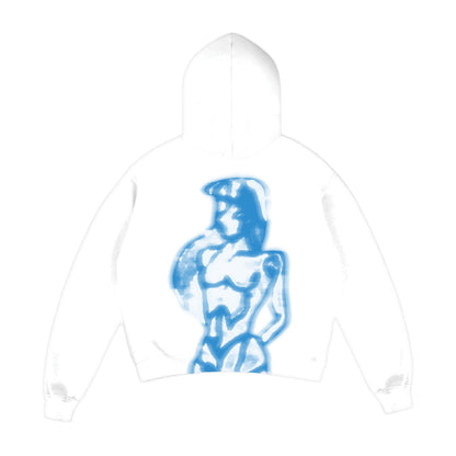 Comfy Hoodie í hvítu