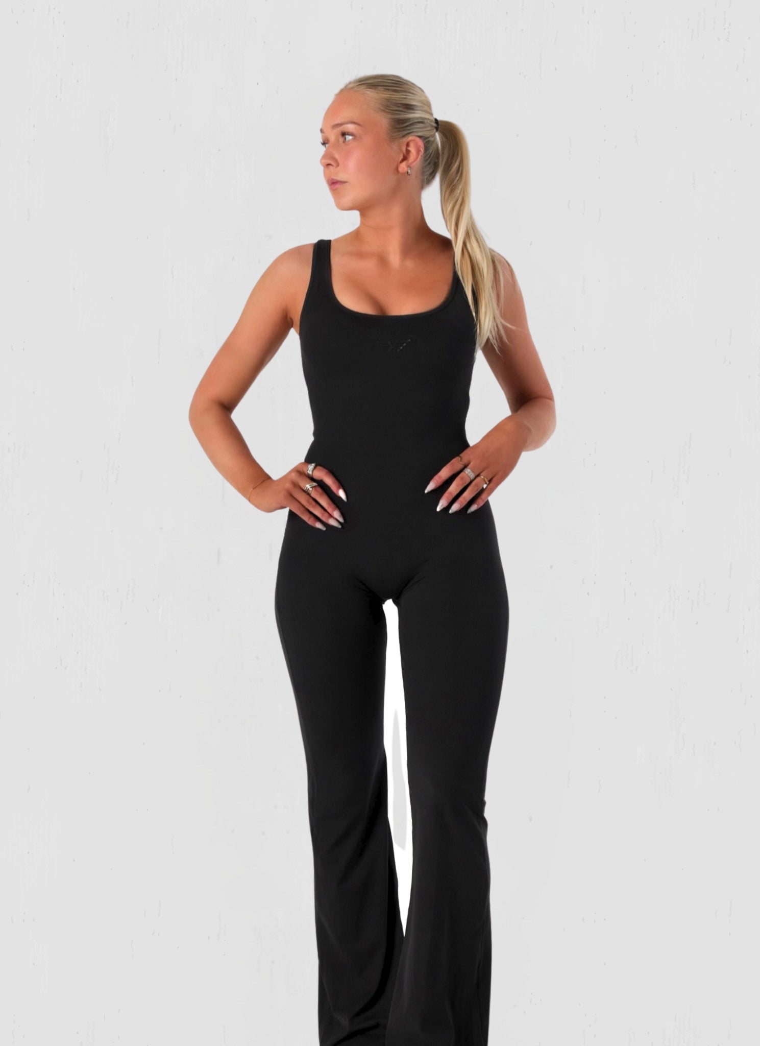 Jumpsuit í svörtu