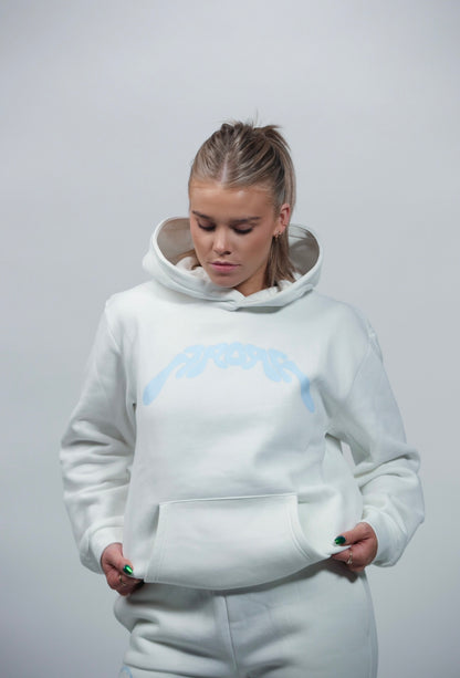 Comfy Hoodie í hvítu