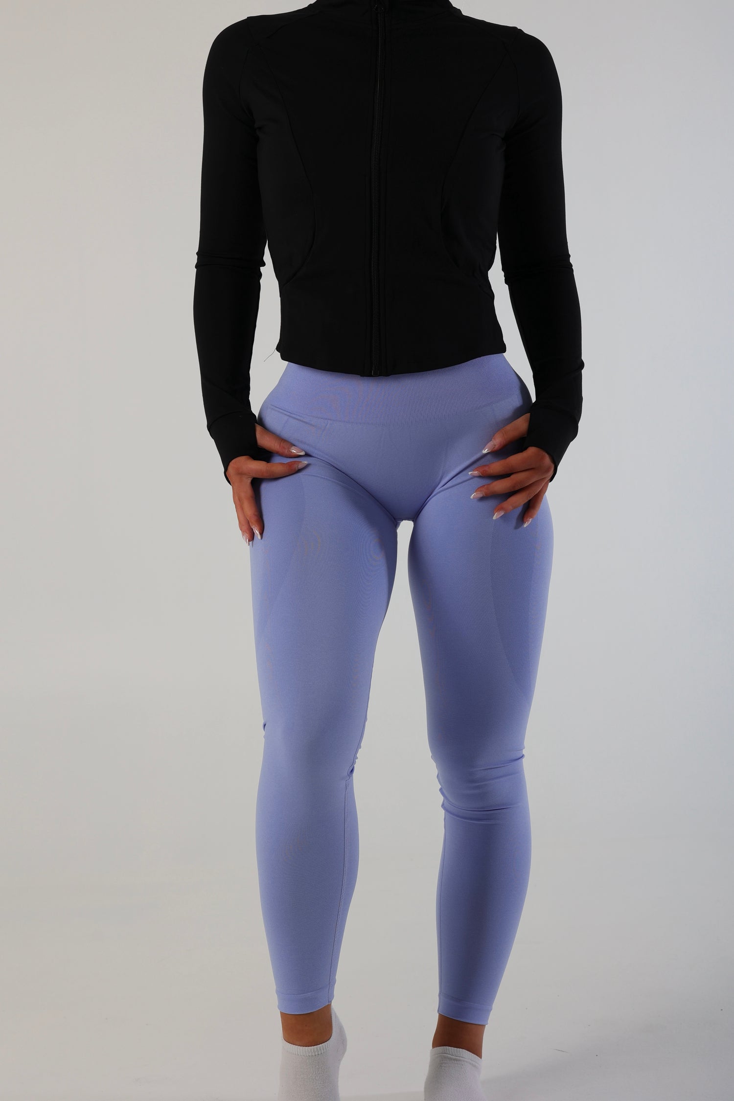 Seamless leggings in periwinkle