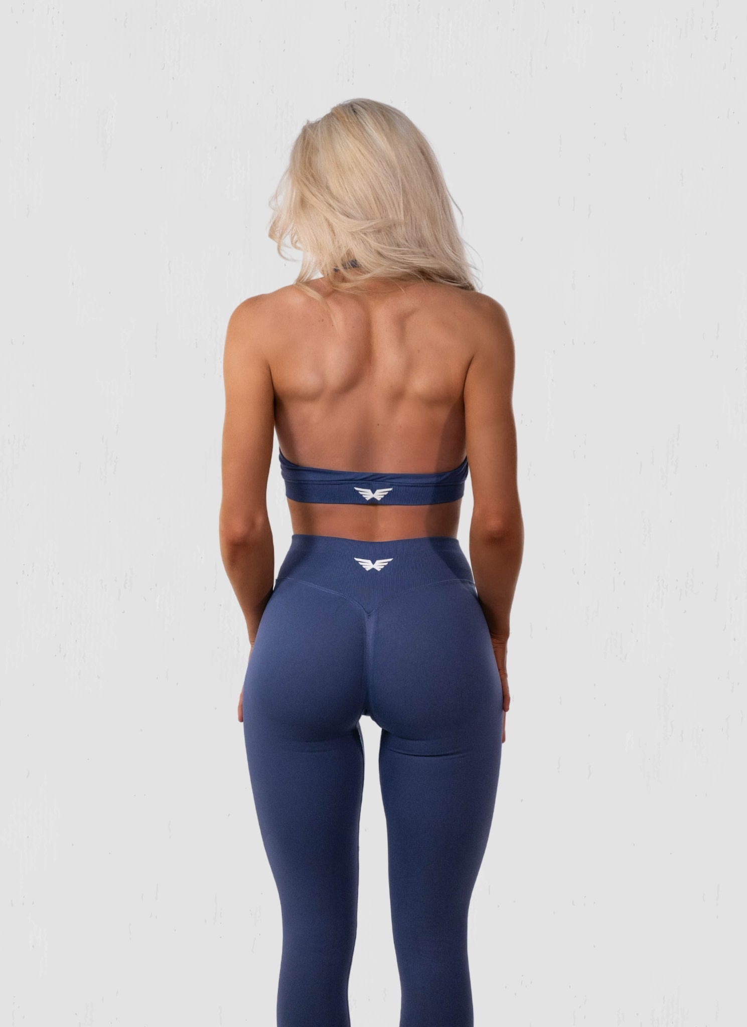 Scrunch leggings í navy