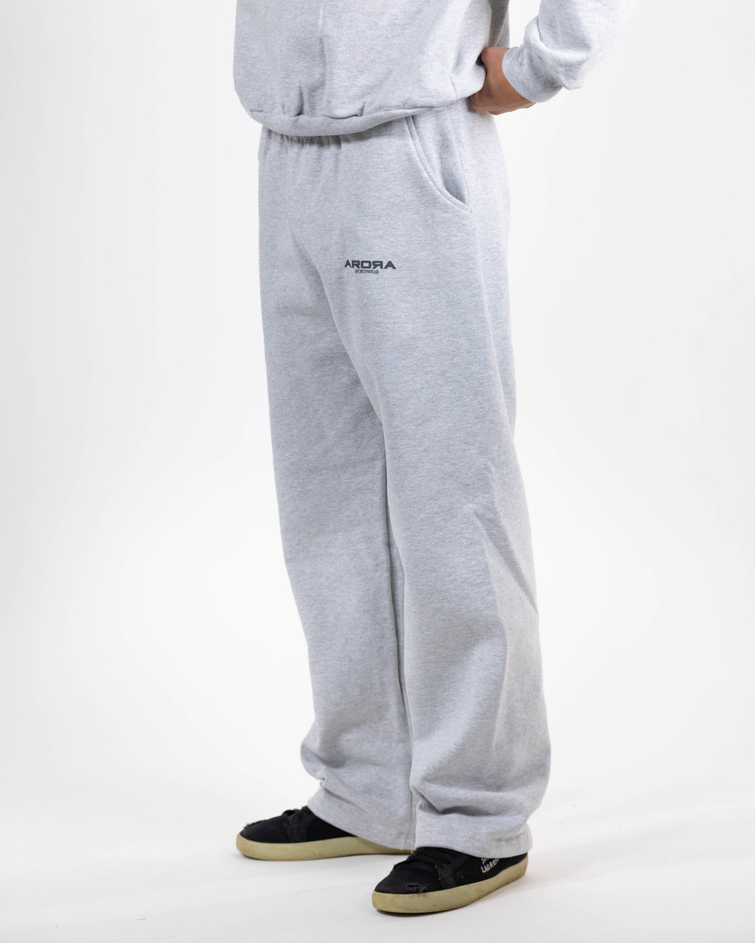 Back to school sweatpants in grey