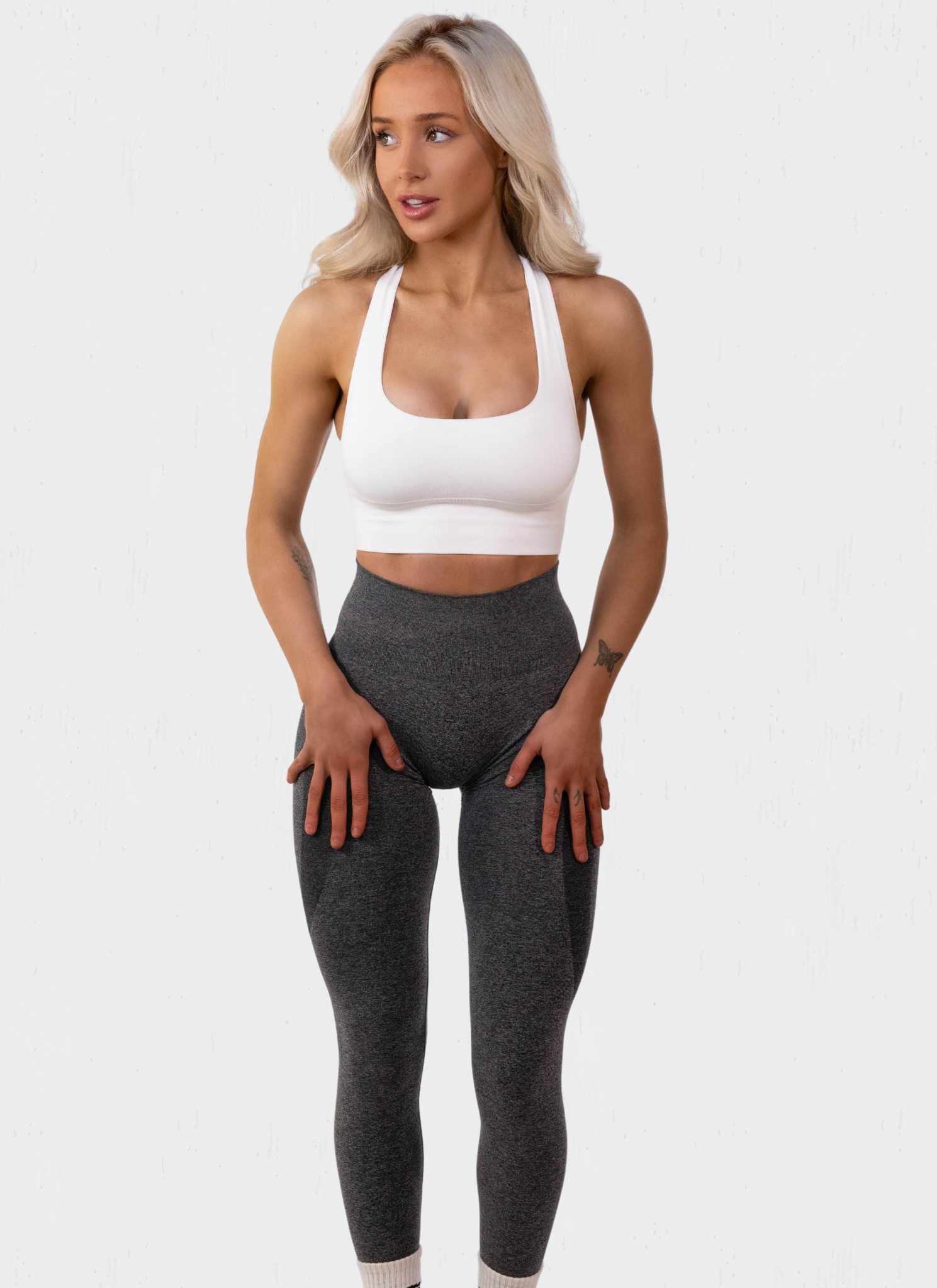 ÁRORA seamless leggings svartar