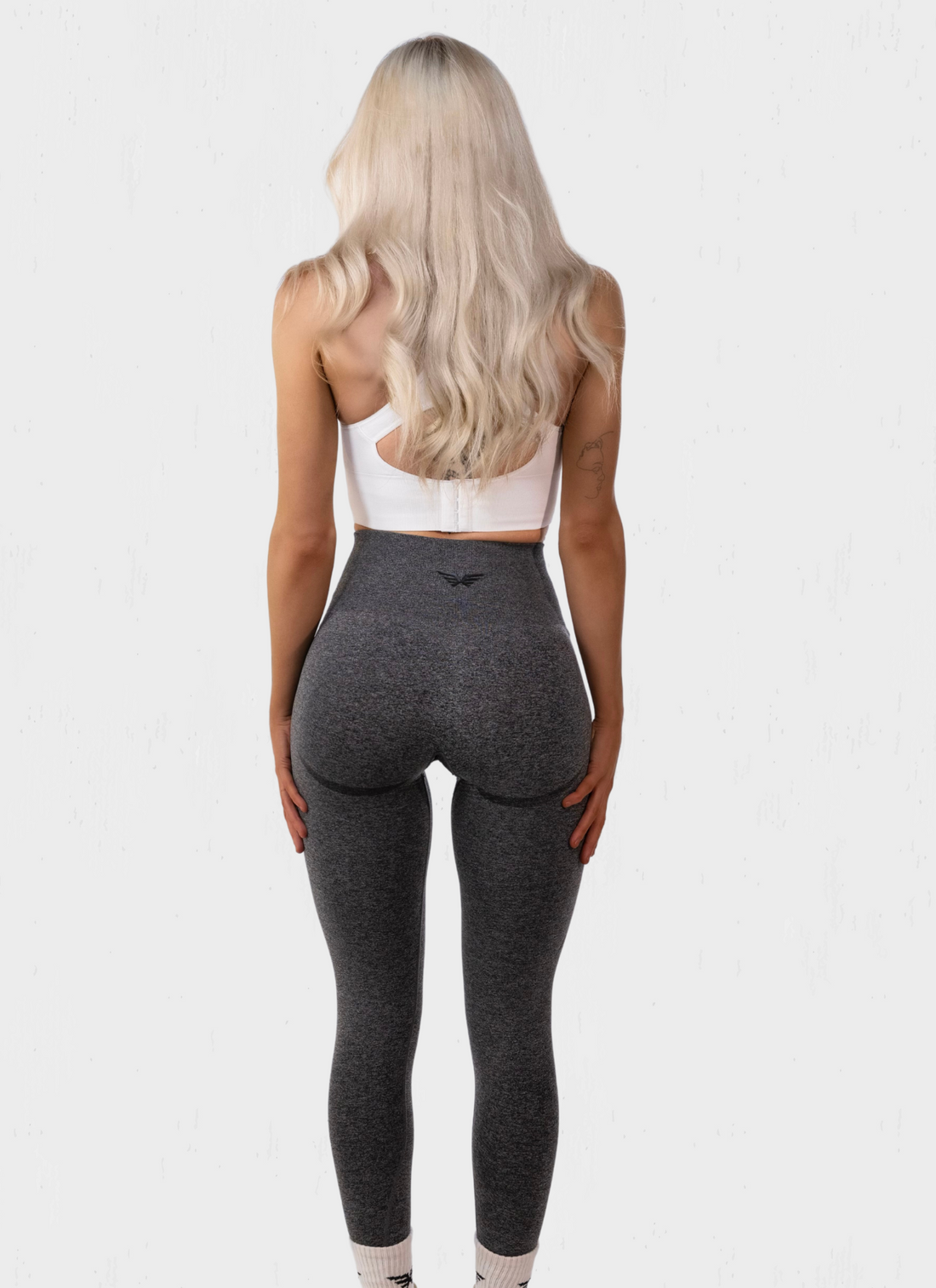 ÁRORA seamless leggings svartar